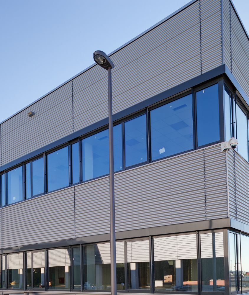 fachada de vidro em Praia Grande